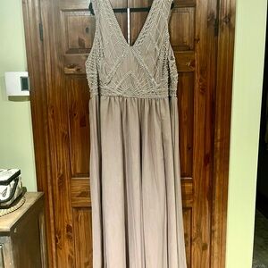 ASOS Curve Pearl/Crystal Embellishment Gown